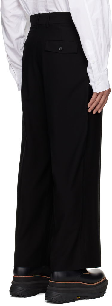 Штани Feng Chen Wang Feng Chen Wang Slashed Wide Leg Trousers чорний | FUS19TR27B, 2
