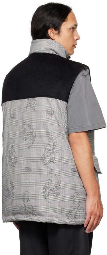 Жилет Feng Chen Wang Feng Chen Wang Printed Down Vest Сірий | FUF14VS02, 2