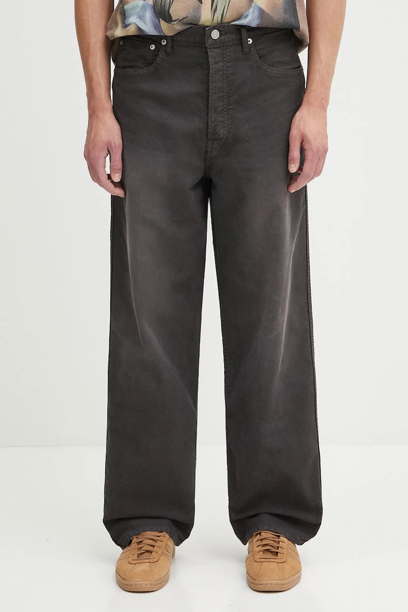 Штани visvim Visvim Fluxus 01 Ex Wide Leg Pants чорний | 125105008001