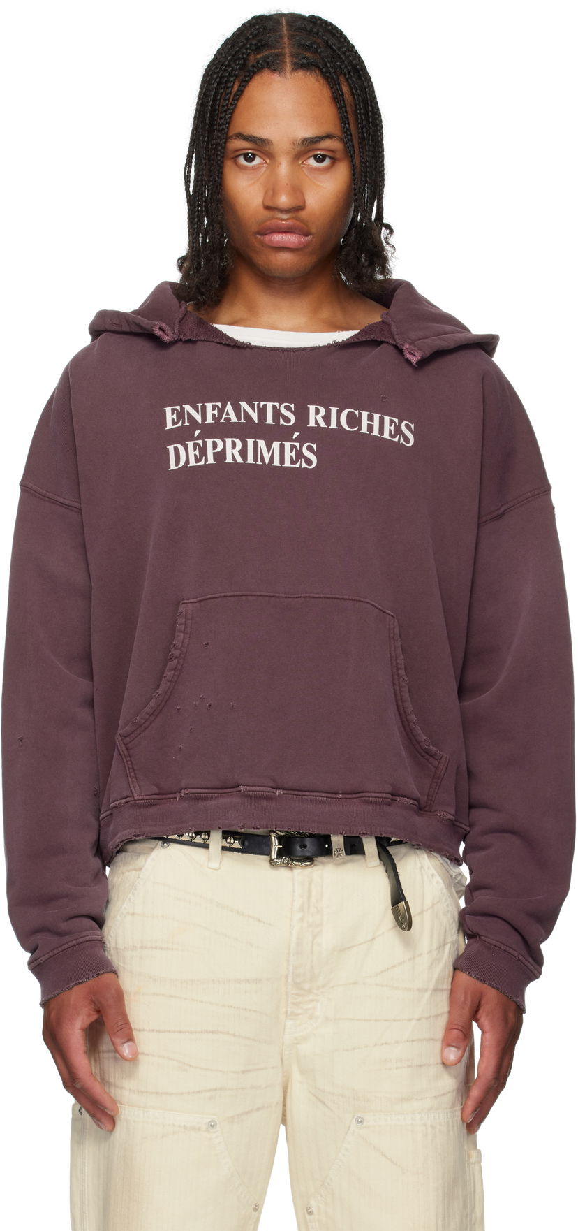 Світшоти Enfants Riches Déprimés Enfants Riches Déprimés Classic Logo Hoodie Фіолетовий | 020-475
