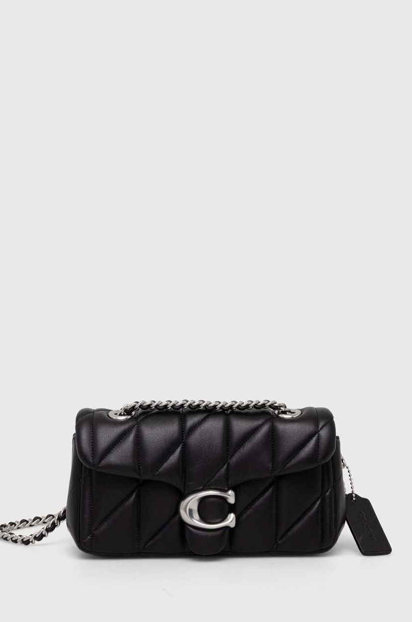 Сумка Coach Tabby Leather Shoulder Bag чорний | CP149