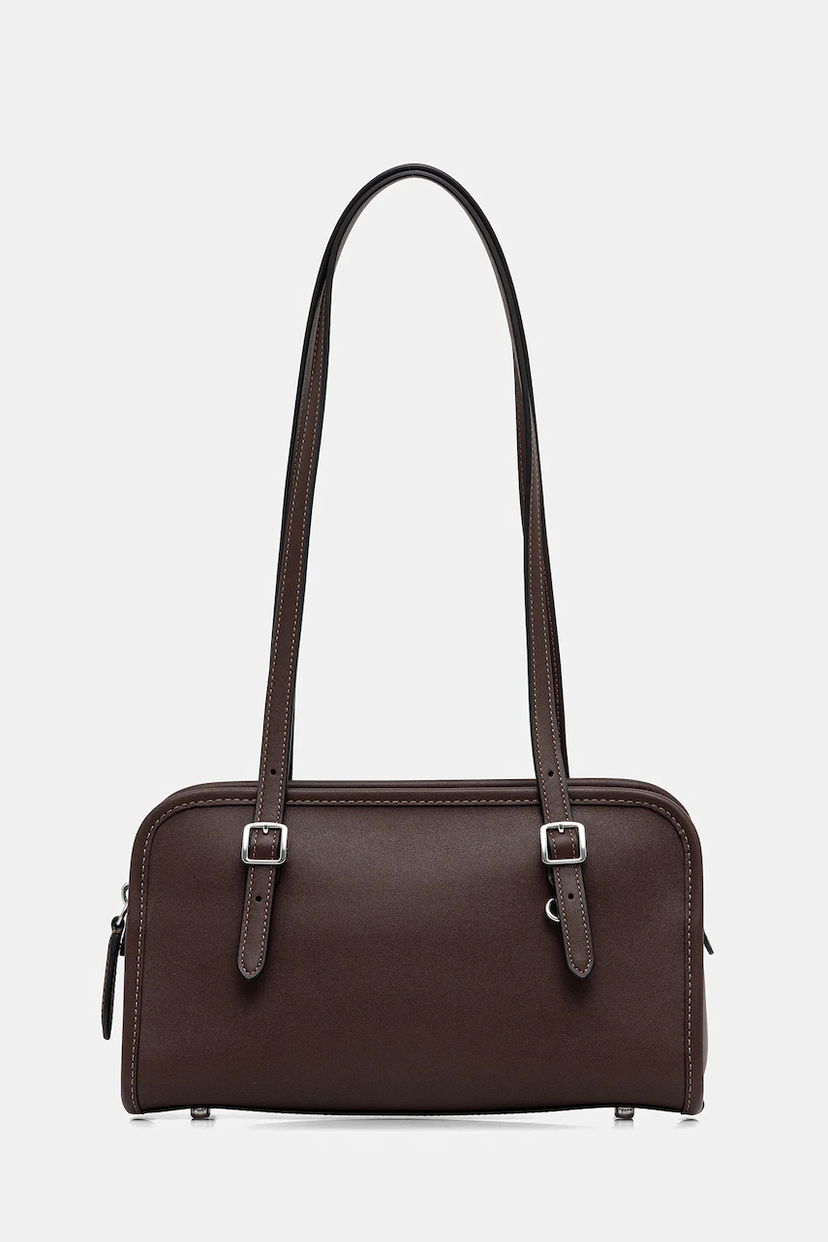 Сумка Coach Glovetanned Leather Swing Shoulder Bag Коричневий | CM565