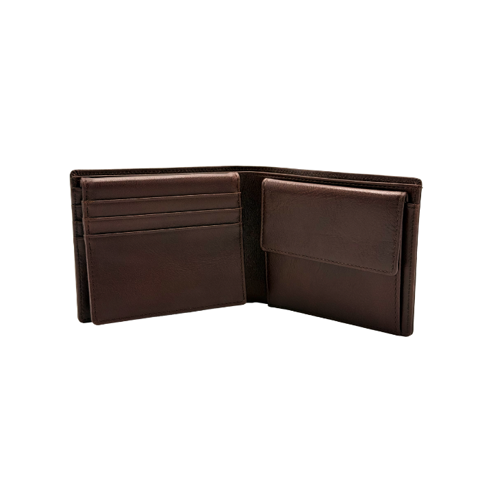 Гаманець Vasky Dean Leather Bi-Fold Wallet Коричневий | A-0084-002-M, 1