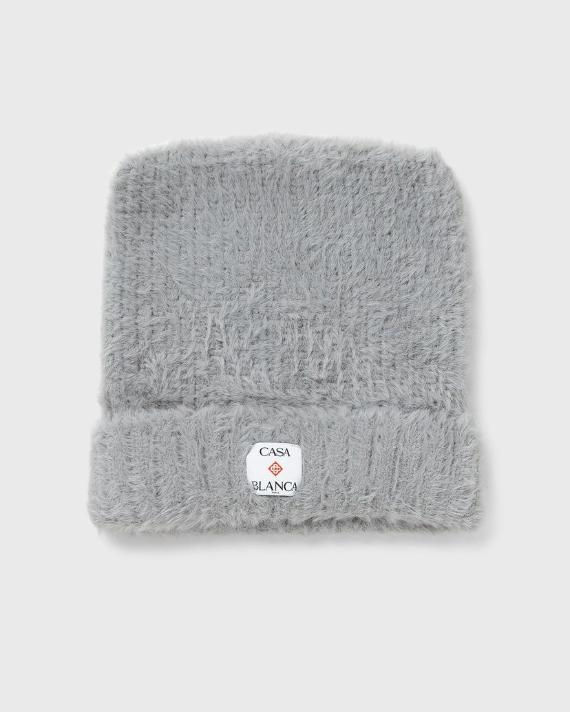 Капелюх Casablanca Fluffy Square Hat Сірий | A-AW25-HAT-101-02