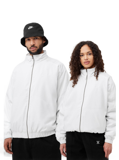 Куртка бомбер Nike Solo Swoosh Satin Bomber Jacket білий | DN1266-121