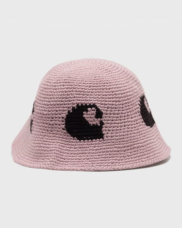 Капелюх Carhartt WIP Crocheted C-Logo Pattern Bucket Hat Рожевий | I034482-2WN.XX, 0