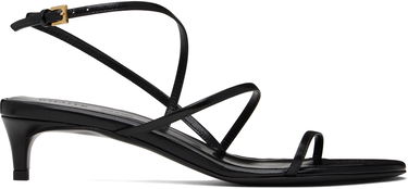 Аксесуари Khaite KHAITE Loop Kitten Heel Sandals чорний | F3076-920, 0