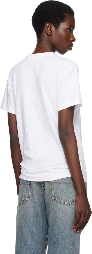 Футболка Comme des Garçons COMME des GARÇONS PLAY Stud Print Red Heart T-Shirt білий | AX-T803-051, 2