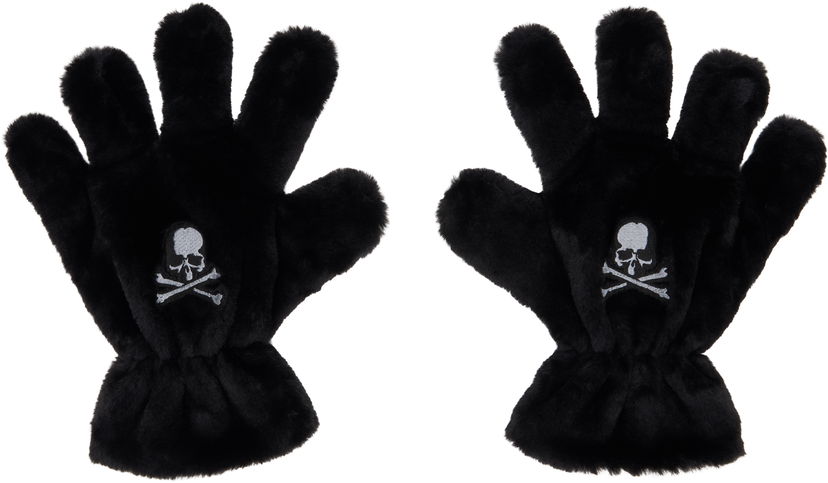 Рукавички Mastermind WORLD Big Hand Gloves чорний | MW24S13-GL002