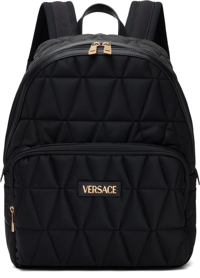 Рюкзак Versace Versace Myth Quilted Backpack чорний | 1018355_1A13686
