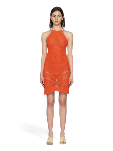 плаття Bottega Veneta Cotton Mini Dress Помаранчевий | 684474 V1OK0
