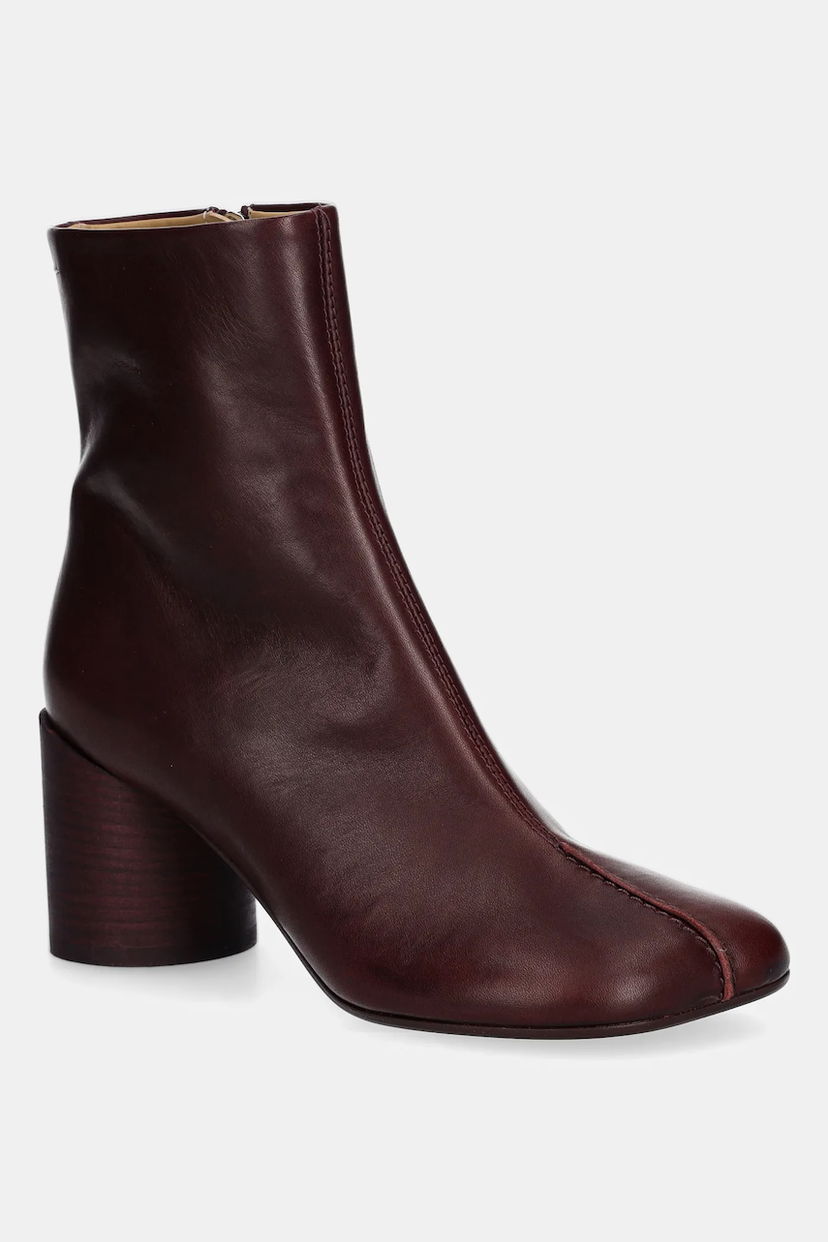 Кросівки та взуття Maison Margiela MM6 Maison Margiela Heeled Ankle Boots Бордовий | S59WU0260.P5000.T2353
