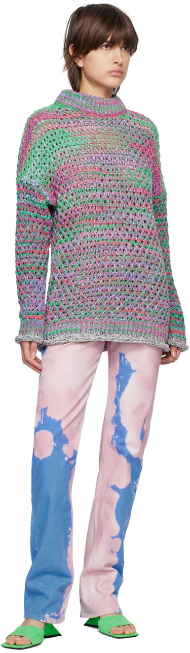 Cветр The Attico The Attico Open Knit Crewneck Sweater Різнокольоровий | 232WCK79 KC062, 3