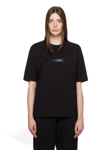 Футболка Moncler Flocked чорний | I20938C0000389A17