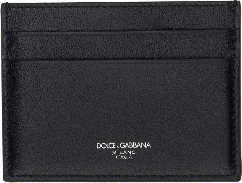 Гаманець Dolce & Gabbana Dolce & Gabbana Calfskin Card Holder чорний | BP0330AV956