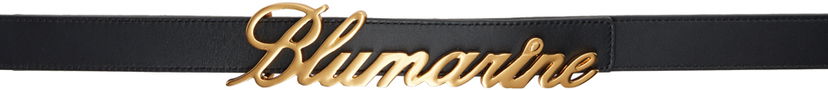 Ремені Blumarine Blumarine Logo Belt чорний | P422W223A