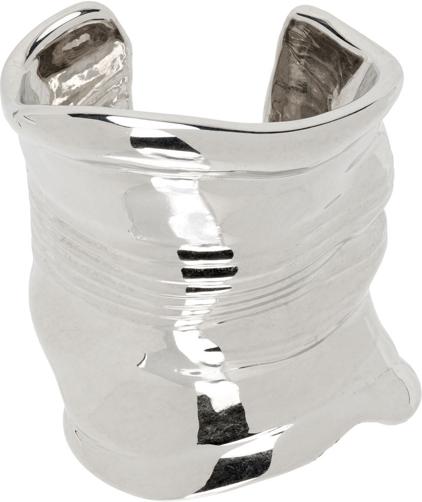 Браслет Jean Paul Gaultier Jean Paul Gaultier Silver Distorted Cuff Bracelet Металік | 25/03-W-JW014-X053-91
