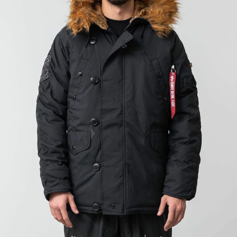 Куртка Alpha Industries Explorer Jacket Black чорний | 193128 black