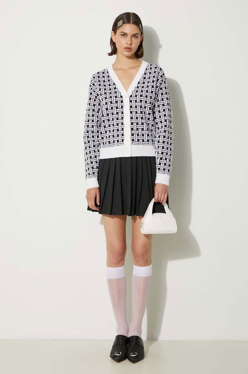 Cветр KENZO Weave Cardigan білий | FE62CA4723CA.02