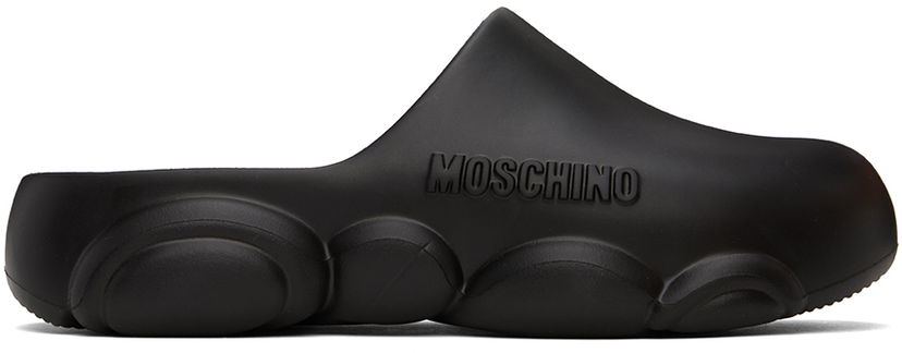 Одяг Moschino Moschino Teddy Sole Slippers чорний | MA10903G1I M29 000