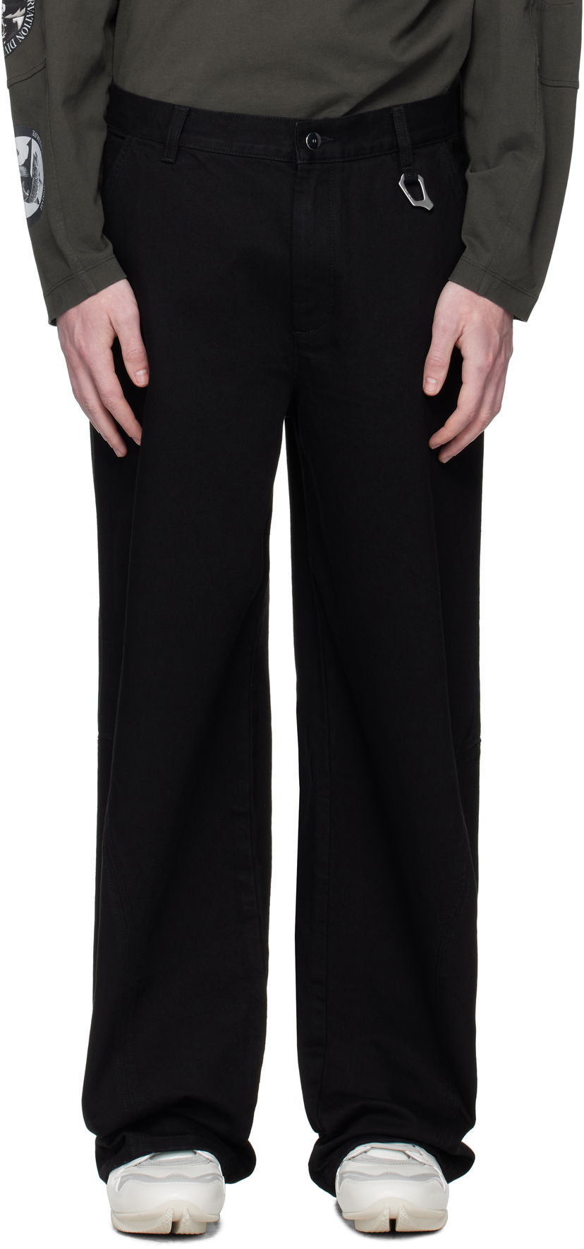Джинси HELIOT EMIL Heliot Emil Basalt Wide-Leg Jeans чорний | PREAW25_M_10_189_BLK0_CO