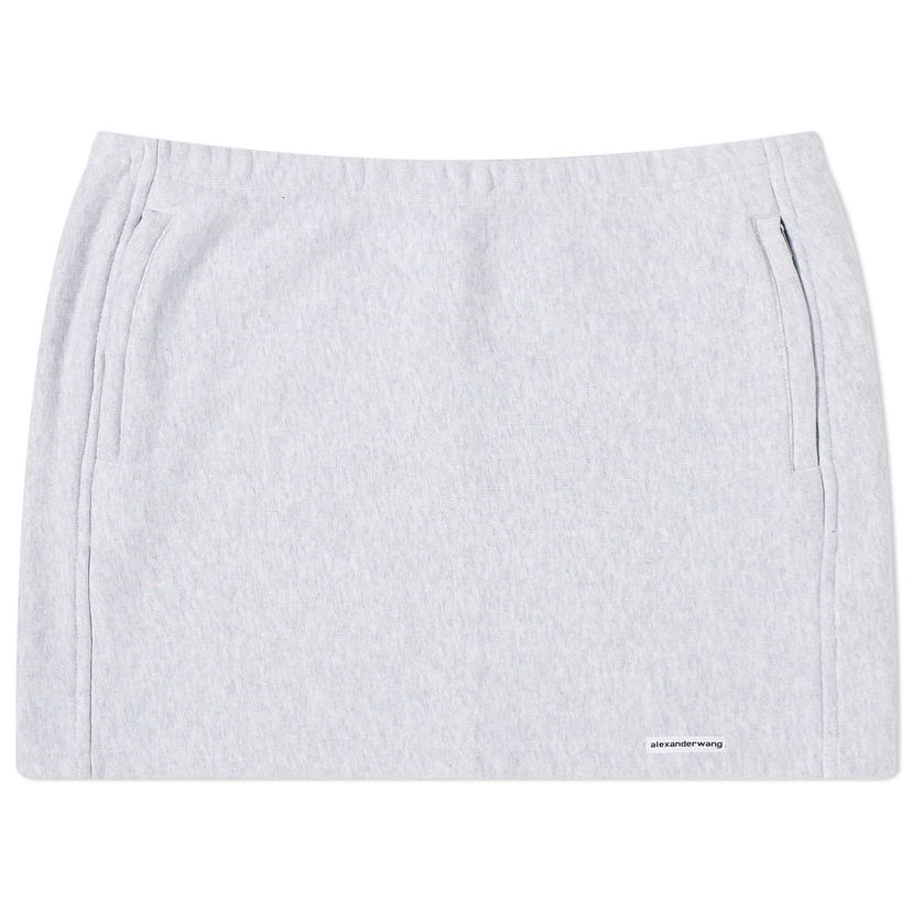 Спідниця Alexander Wang Mini Logo Sweat Skirt Сірий | 4CC1245056-050