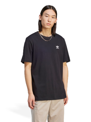 Футболка adidas Originals Trefoil Essentials Tee чорний | IM4540