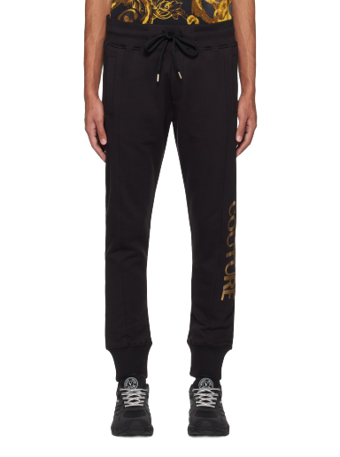 Спортивні штани Versace Drawstring Sweatpants чорний | E76GAAT00_ECF01T
