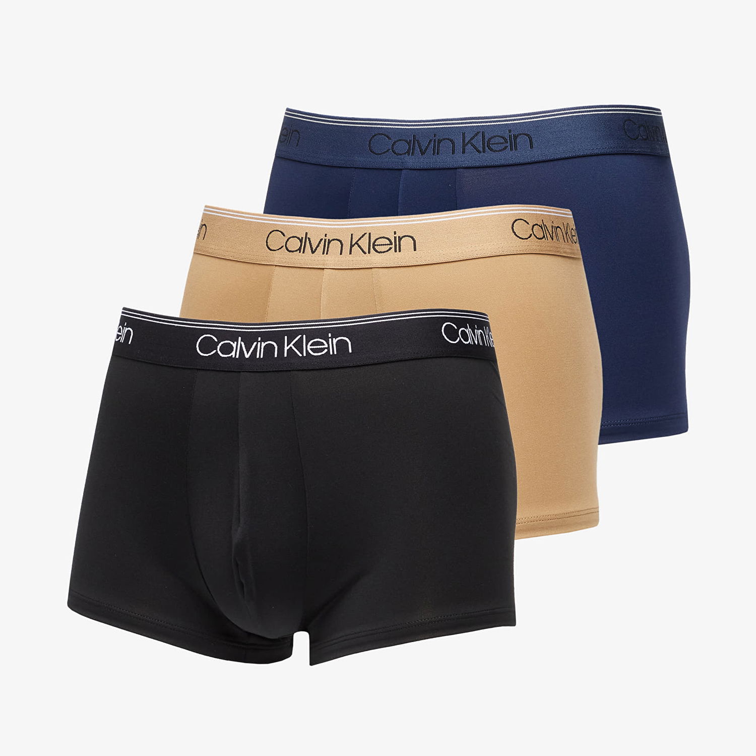 Боксери CALVIN KLEIN Microfiber Stretch-Low Rise Boxer 3-Pack Різнокольоровий | NB2569A KM1, 0