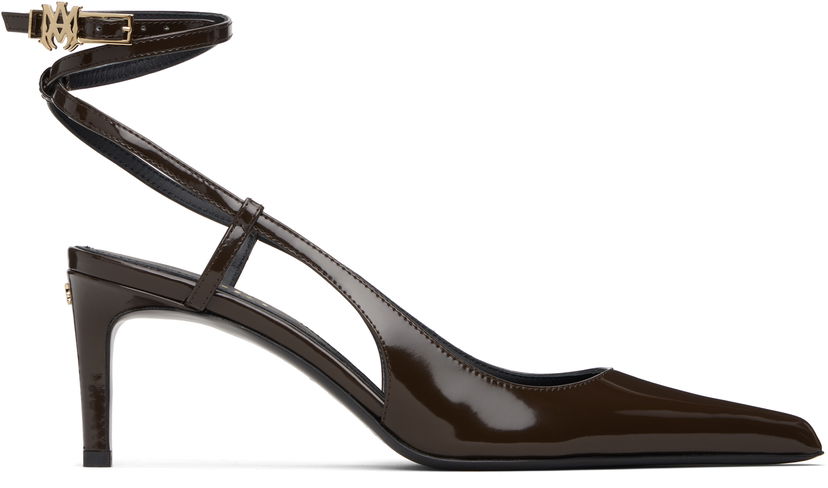 Ювелірні вироби AMIRI AMIRI 'MA' Kitten Heel Pumps Коричневий | AWFOPP1001