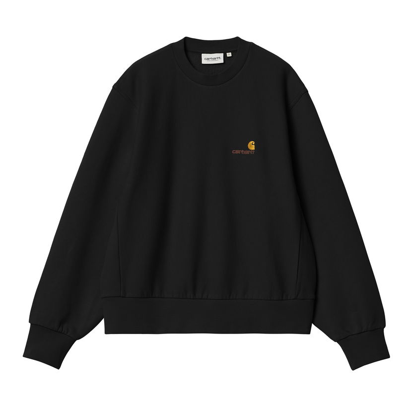 Cветр Carhartt WIP American Script Sweat чорний | I033649_89_XX