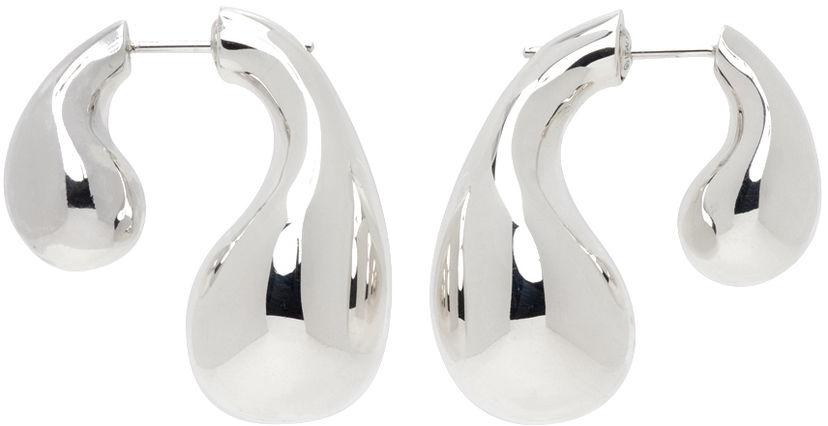 Сережки Bottega Veneta Drop Earrings бежевий | 775023 V5070