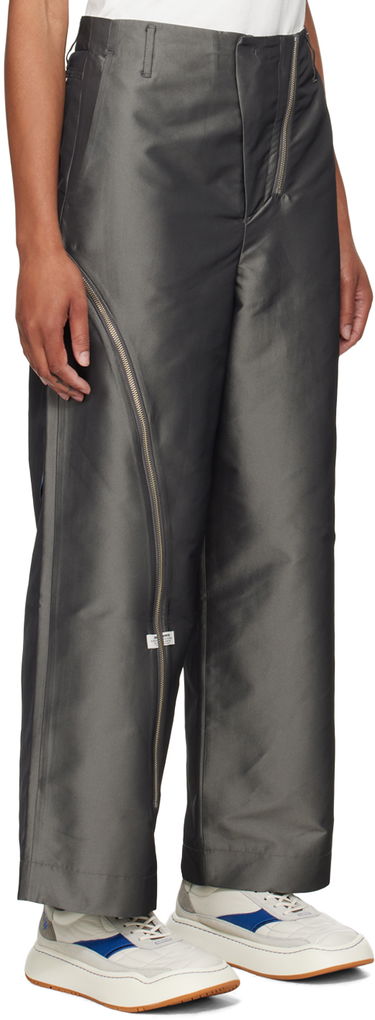 Штани ADER ERROR Trousers With Side Zipper Сірий | BN01SSBT0110CC, 4