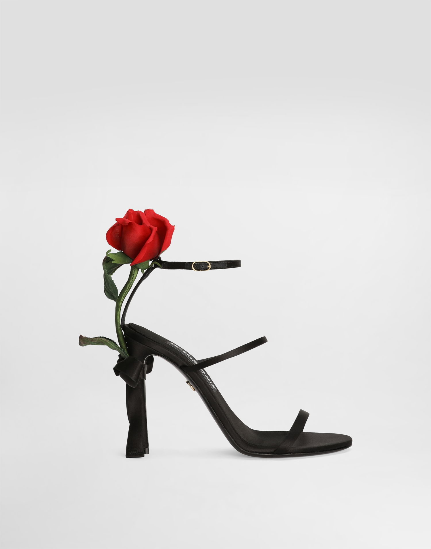 Аксесуари Dolce & Gabbana Dolce & Gabbana Satin Rose Embellished Heels чорний | CR1817A763080999, 0