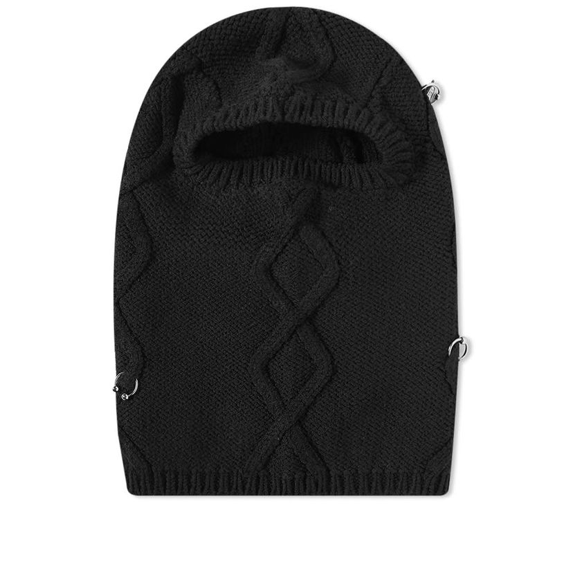 Cветр 032C 032c Highland Cable Knit Balaclava чорний | FW22-A-0041