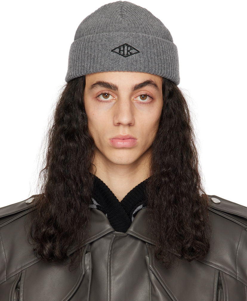 Шапка Han Kjøbenhavn Han Kjobenhavn Top Beanie Сірий | A-131790