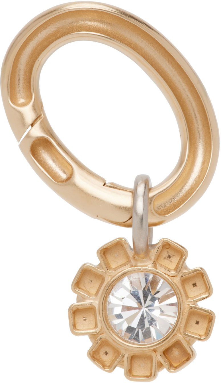 Кільце Maison Margiela Graphic Single Earring With Crystal Металік | SM1VG0029 SV0164