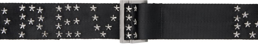 Ремені MISBHV MISBHV 'Forever' Star-Studded Webbing Belt чорний | 250A800