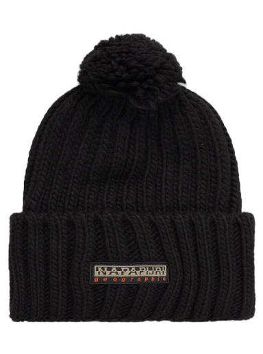 Шапка Napapijri Beanie чорний | NP0A4GKA0411
