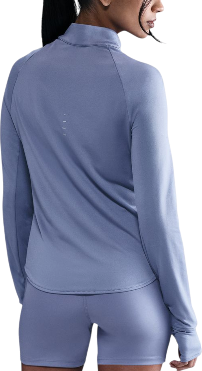 Футболка Nike Swift Long Sleeve Half-Zip Top with Thumbholes Синій | hq0499-499, 1