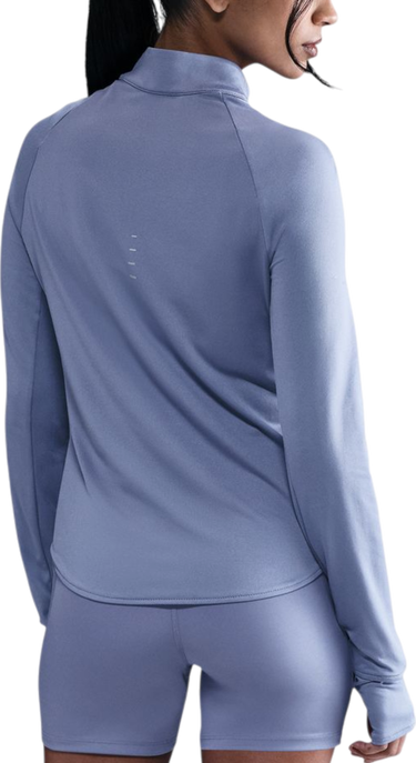 Футболка Nike Swift Long Sleeve Half-Zip Top with Thumbholes Синій | hq0499-499, 1