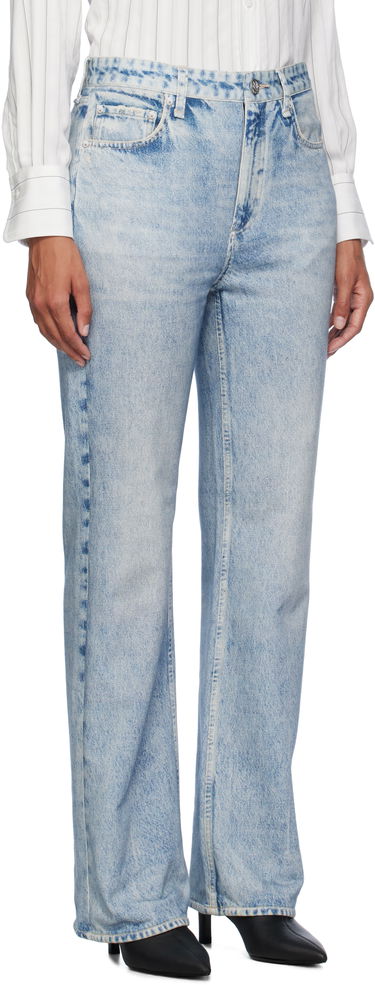 Джинси rag & bone Rag & Bone Women's Miramar Terry Shea Lounge Pants Синій | WCW24H70028202, 4