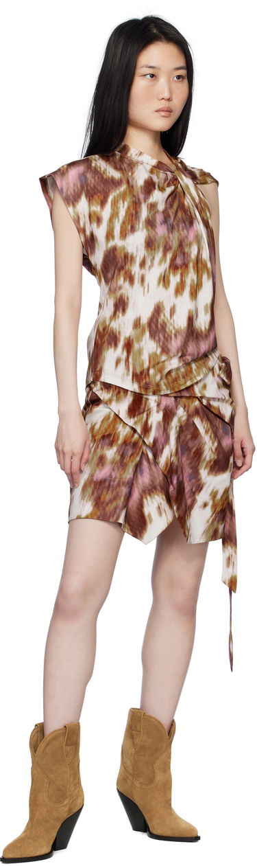 Спідниця Isabel Marant Étoile Isabel Marant Etoile Bernice Tie Dye Wrap Miniskirt Різнокольоровий | 25PJU0198FD-C1N09E, 3
