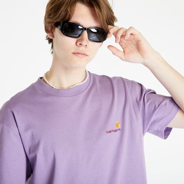 Футболка Carhartt WIP S/S American Script T-Shirt темно-синій | I029956_1CW_XX, 2