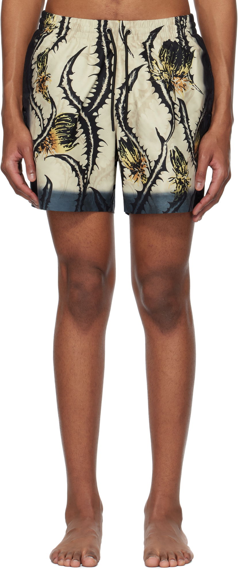 Купальники Dries Van Noten Dries Van Noten Printed Swim Shorts бежевий | 251-022500-1436