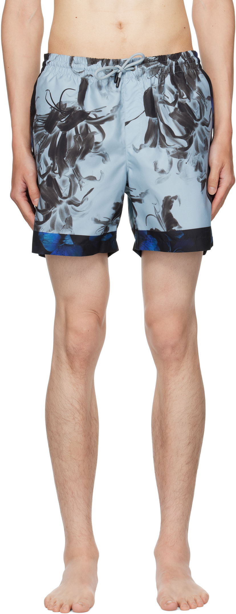 Купальники Dries Van Noten Dries Van Noten Patterned Swim Shorts Синій | 252-022500-2270