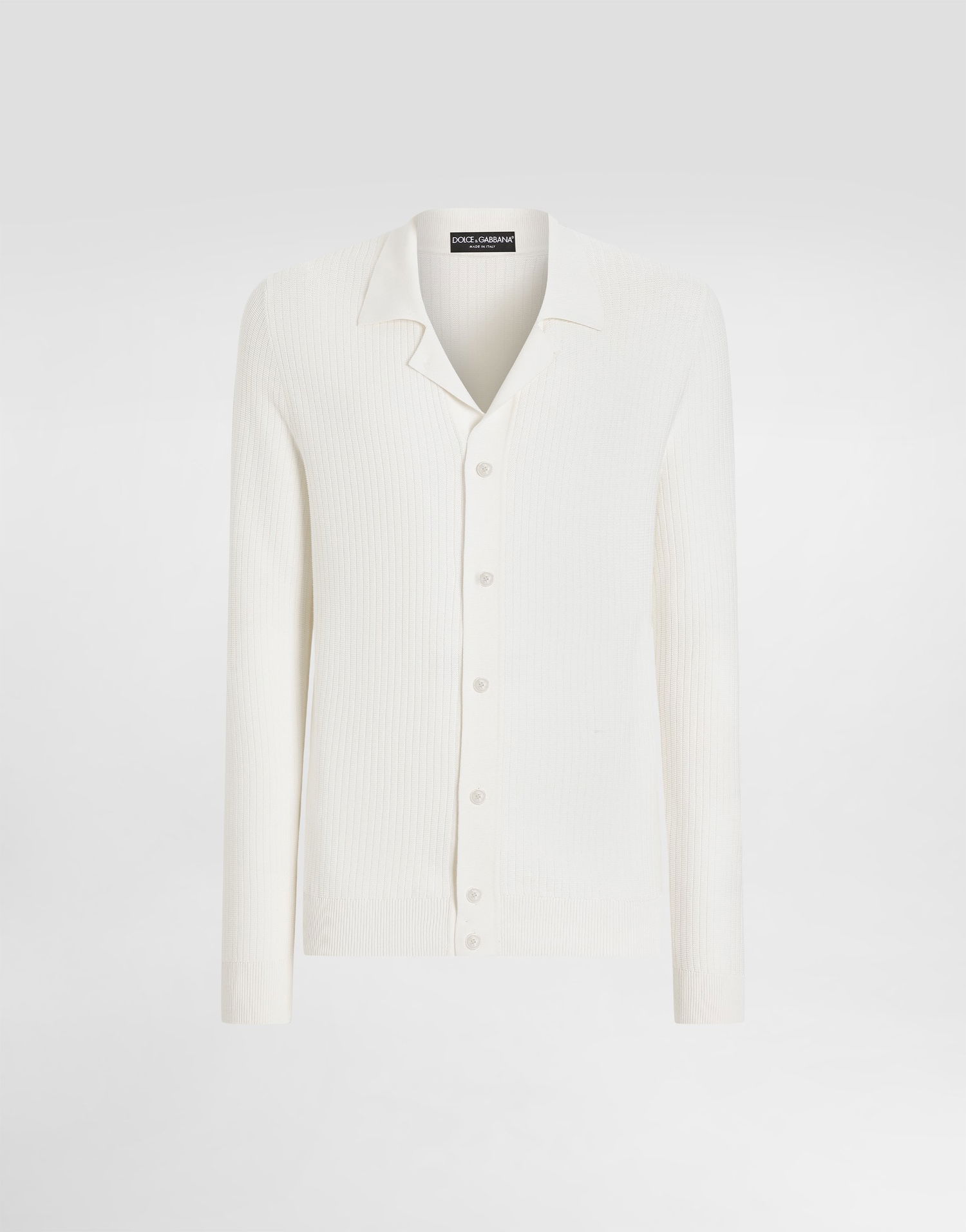 Сорочка Dolce & Gabbana Dolce & Gabbana Openwork Knit Shirt білий | GXVB9TJBCFPW0001, 0