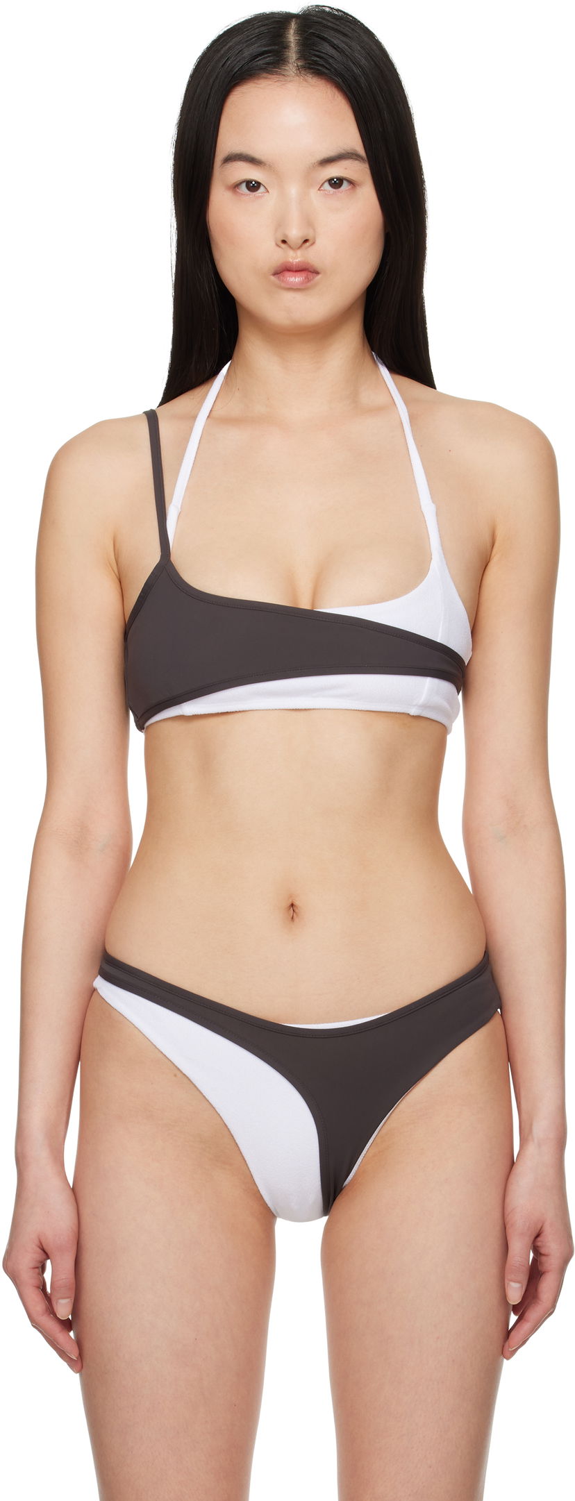 Купальники Ottolinger Ottolinger Layered Bikini Top білий | 10280030302