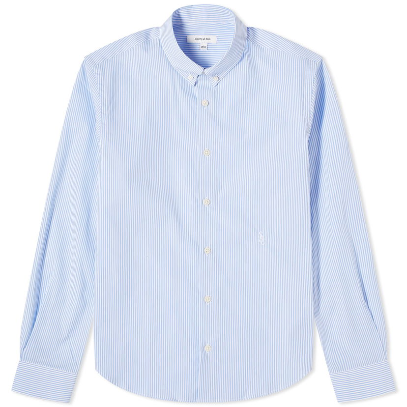 Сорочка Sporty & Rich Button Down Shirt Синій | STAW2315BS