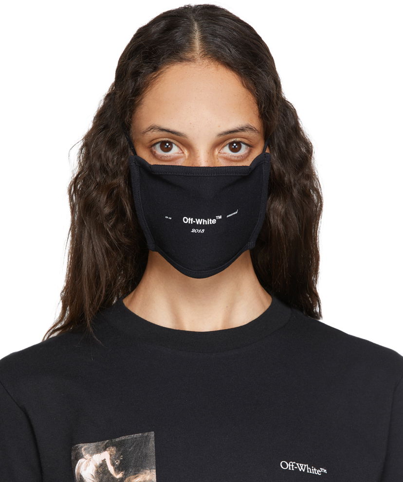 Одяг Off-White Black Logo Mask чорний | OMRG002E20FAB0021001
